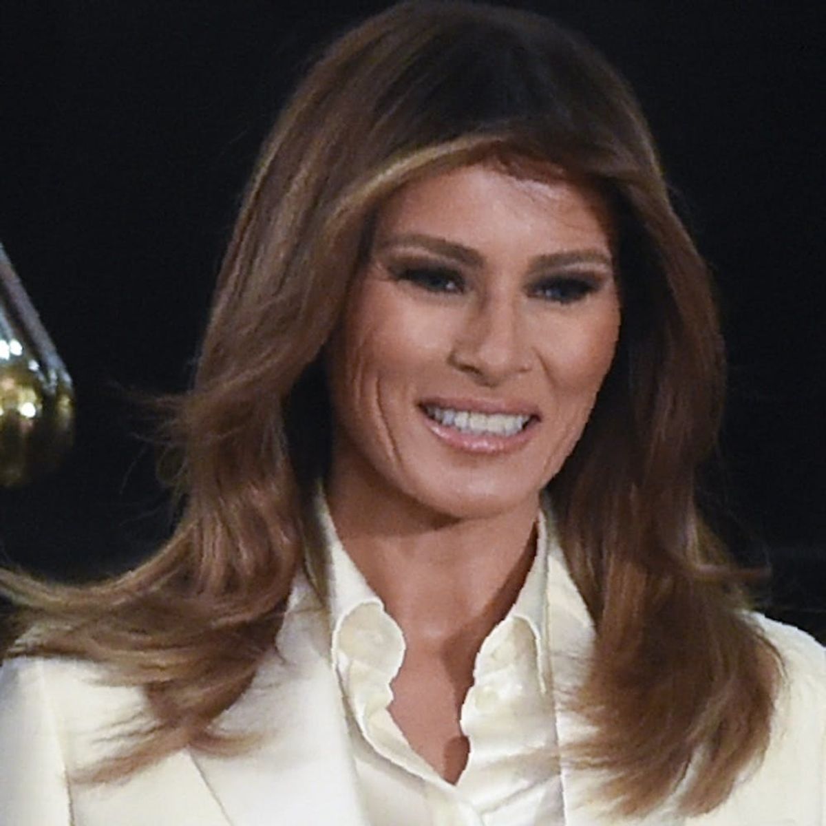 Melania Trump’s Cream Pantsuit Stole the Show at the State of the Union Address