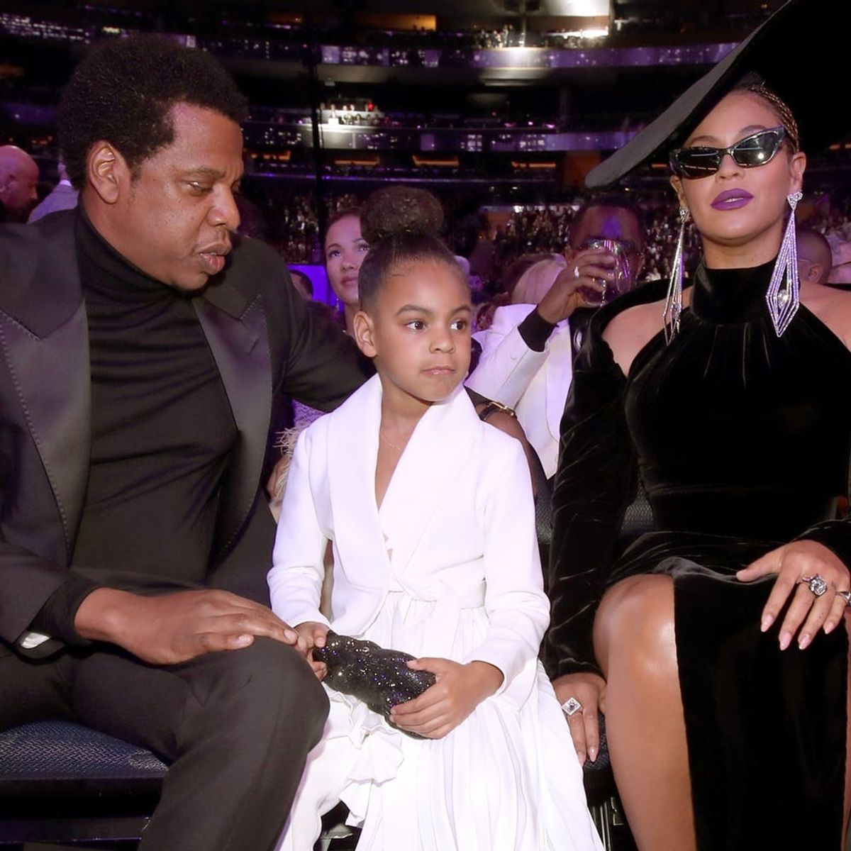 Blue Ivy Telling Beyoncé and JAY-Z to Simmer Down at the 2018 Grammys Is Everything