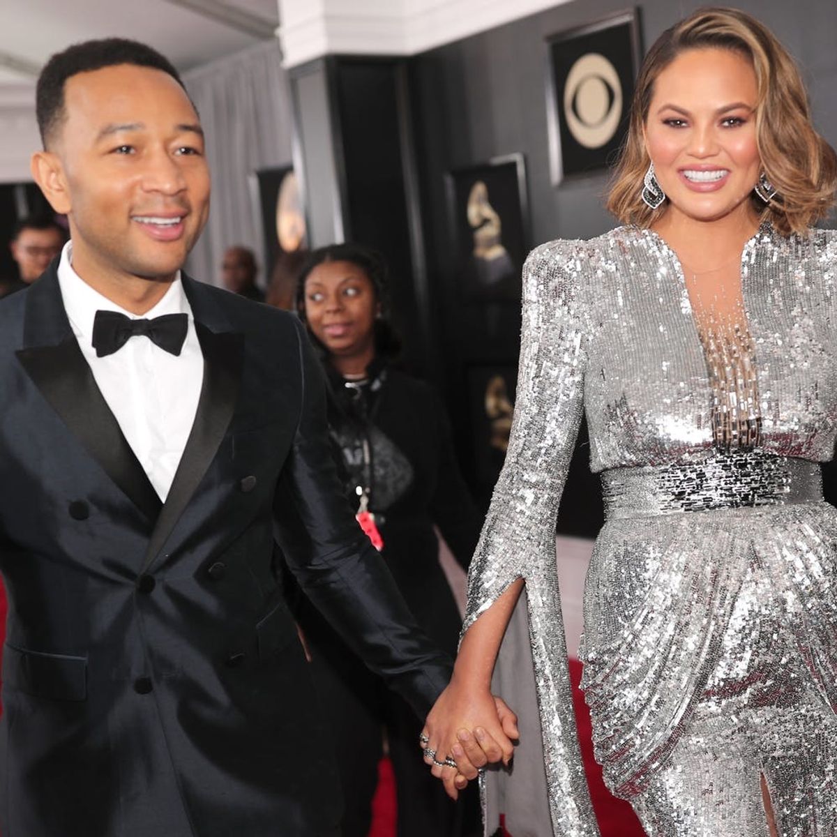 Chrissy Teigen Ends Her 2018 Grammys Night by Revealing That She’s Expecting a Baby Boy!