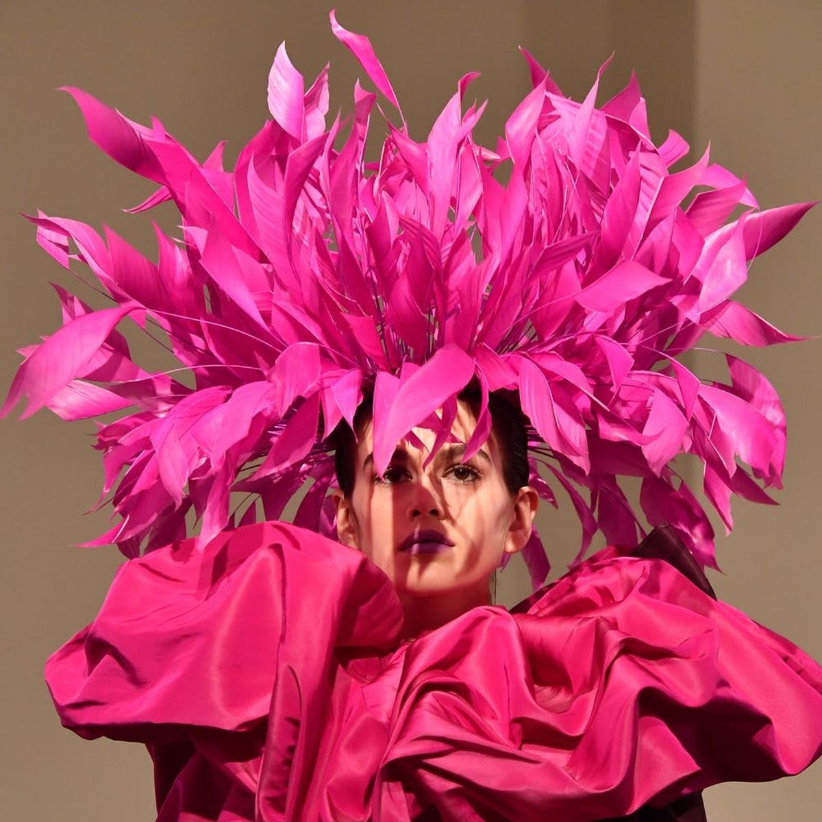 Valentino Just Debuted *the* Most Insane Dr. Seuss-Inspired Hats on the Runway
