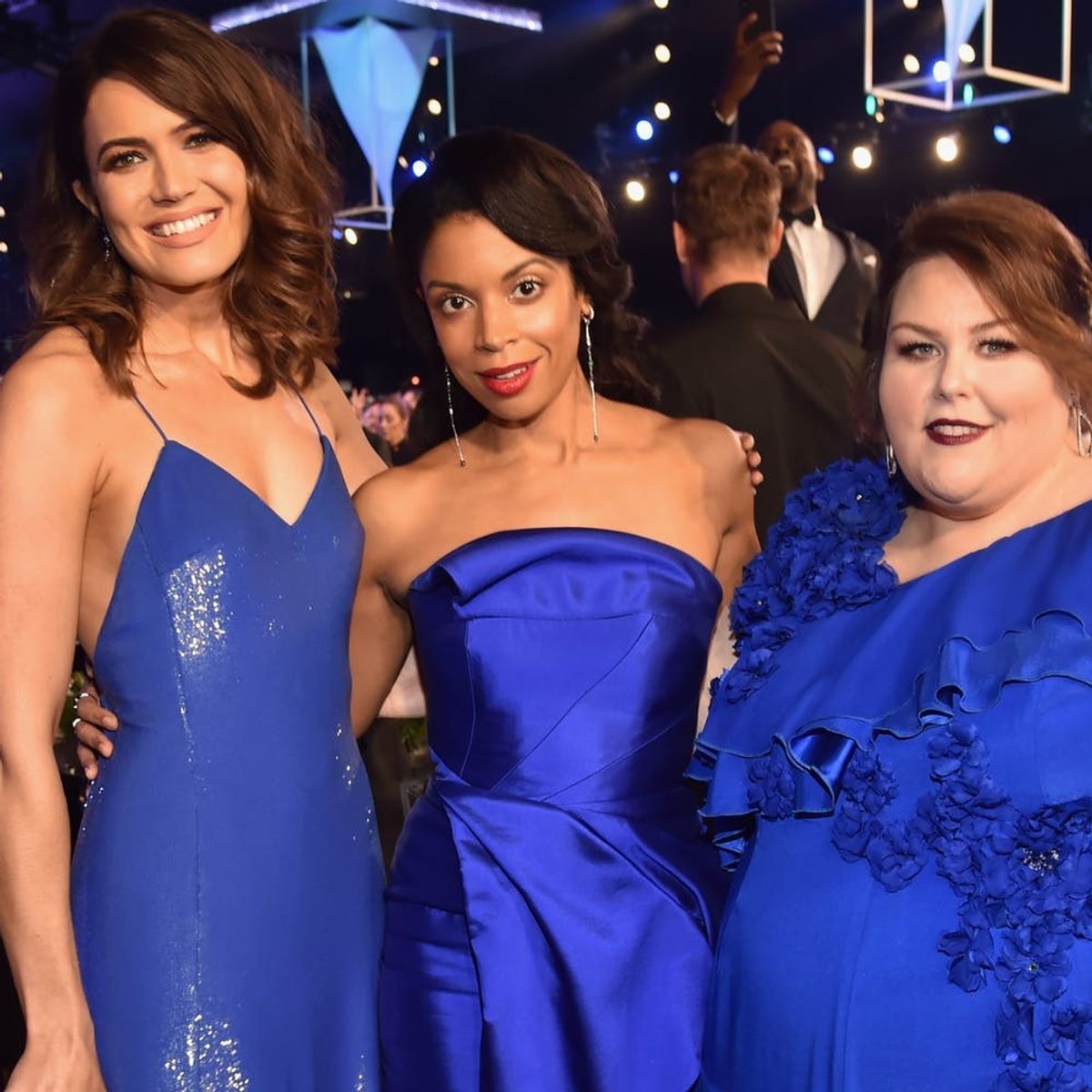 The Ladies of ‘This Is Us’ Were Triplets in Blue on the 2018 SAG Awards Carpet