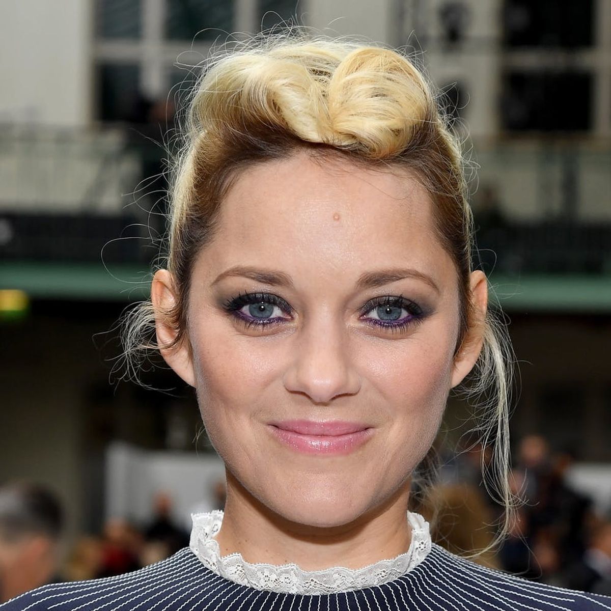 Marion Cotillard Looked Like a RL Unicorn in These Eye-Popping Iridescent Pants