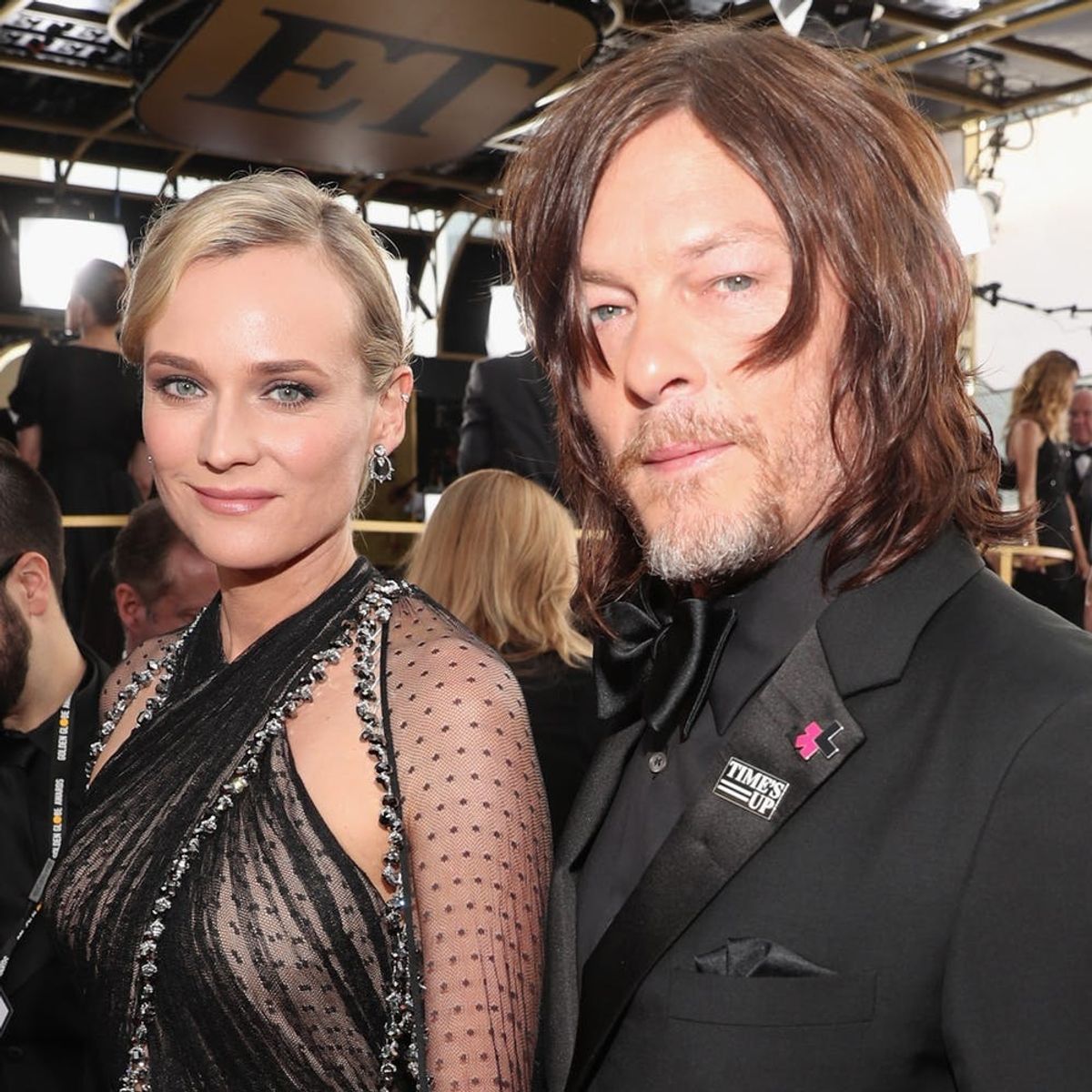 Diane Kruger and Norman Reedus Made Their Red-Carpet Debut at the 2018 Golden Globes