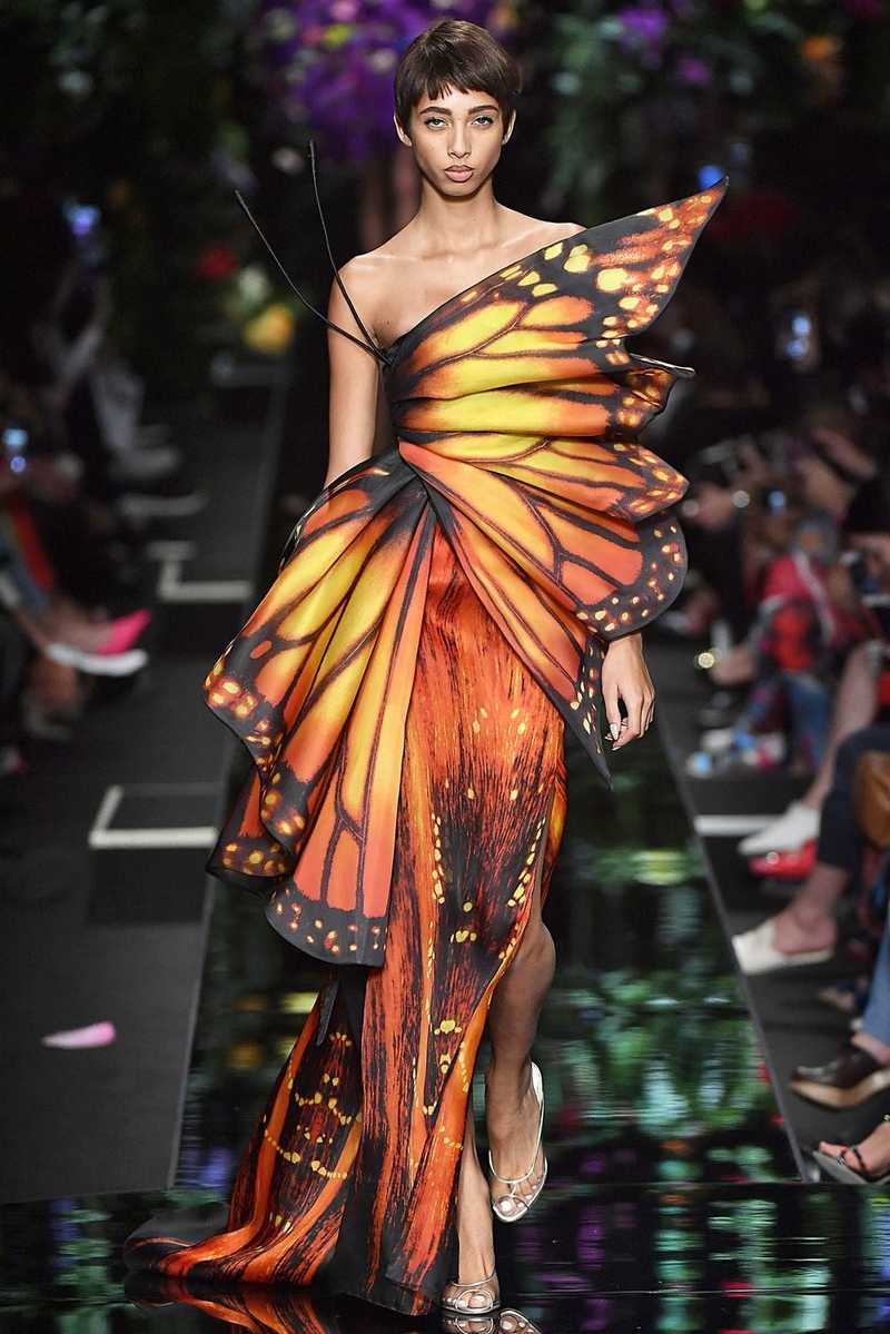 butterfly dress red carpet Bollywood Star Turns Heads in Butterfly Dress on Cannes Red Carpet