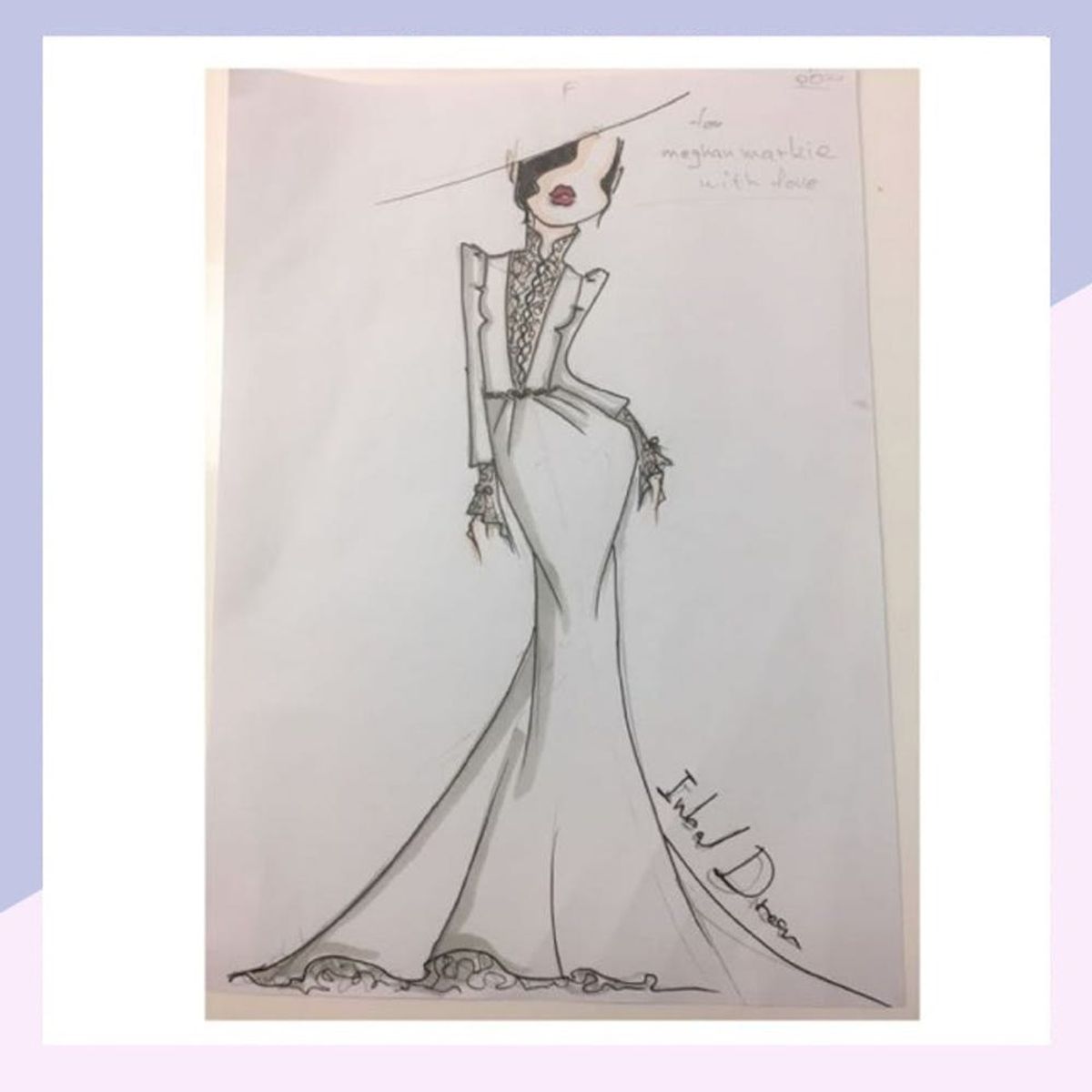 These Sketches *Could* Be Our First Look at Meghan Markle’s Wedding Dress