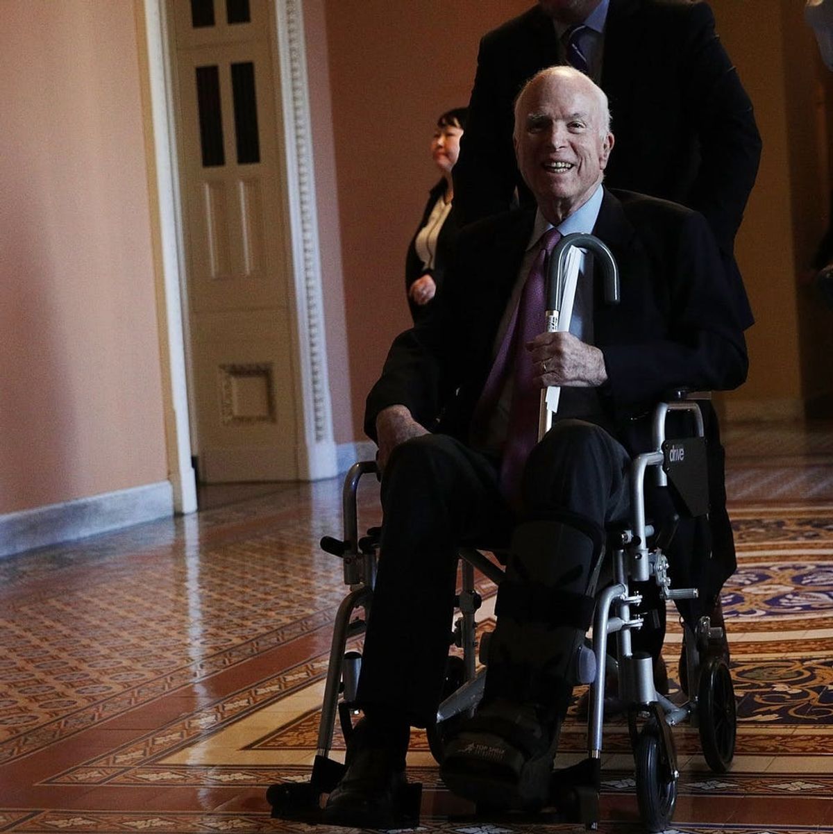 Senator John McCain Will Miss Tax Bill Vote Because of Cancer Treatment