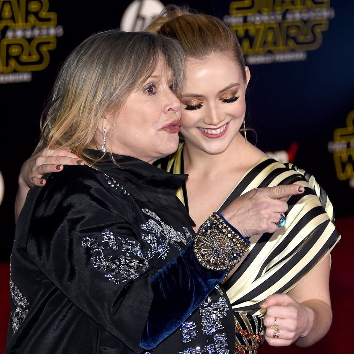Billie Lourd Shared a Touching Tribute to Mom Carrie Fisher for “Star Wars: The Last Jedi”