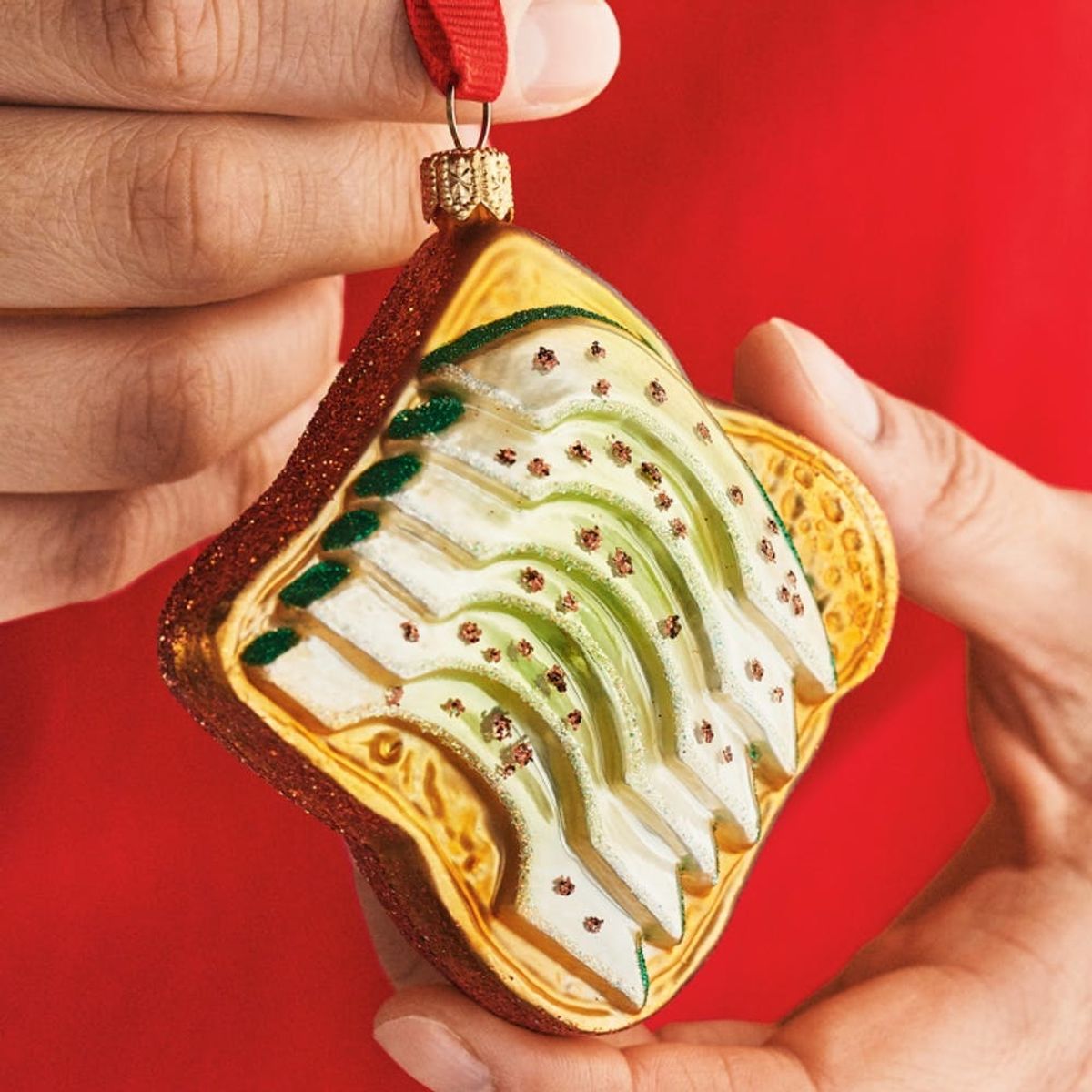 These Avocado Toast Ornaments Are Perfect for All Your ‘Cado-Loving Friends