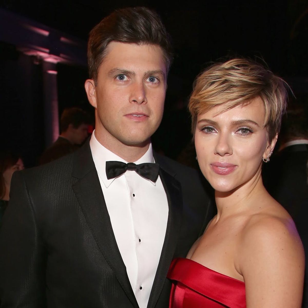 Scarlett Johansson and Colin Jost Make Their First Public Appearance as a Couple