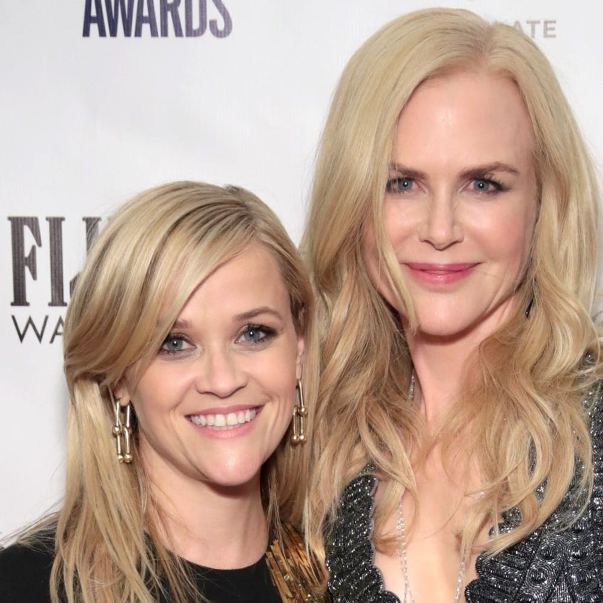 Reese Witherspoon and Nicole Kidman Reunite in Matching Shimmery Gowns