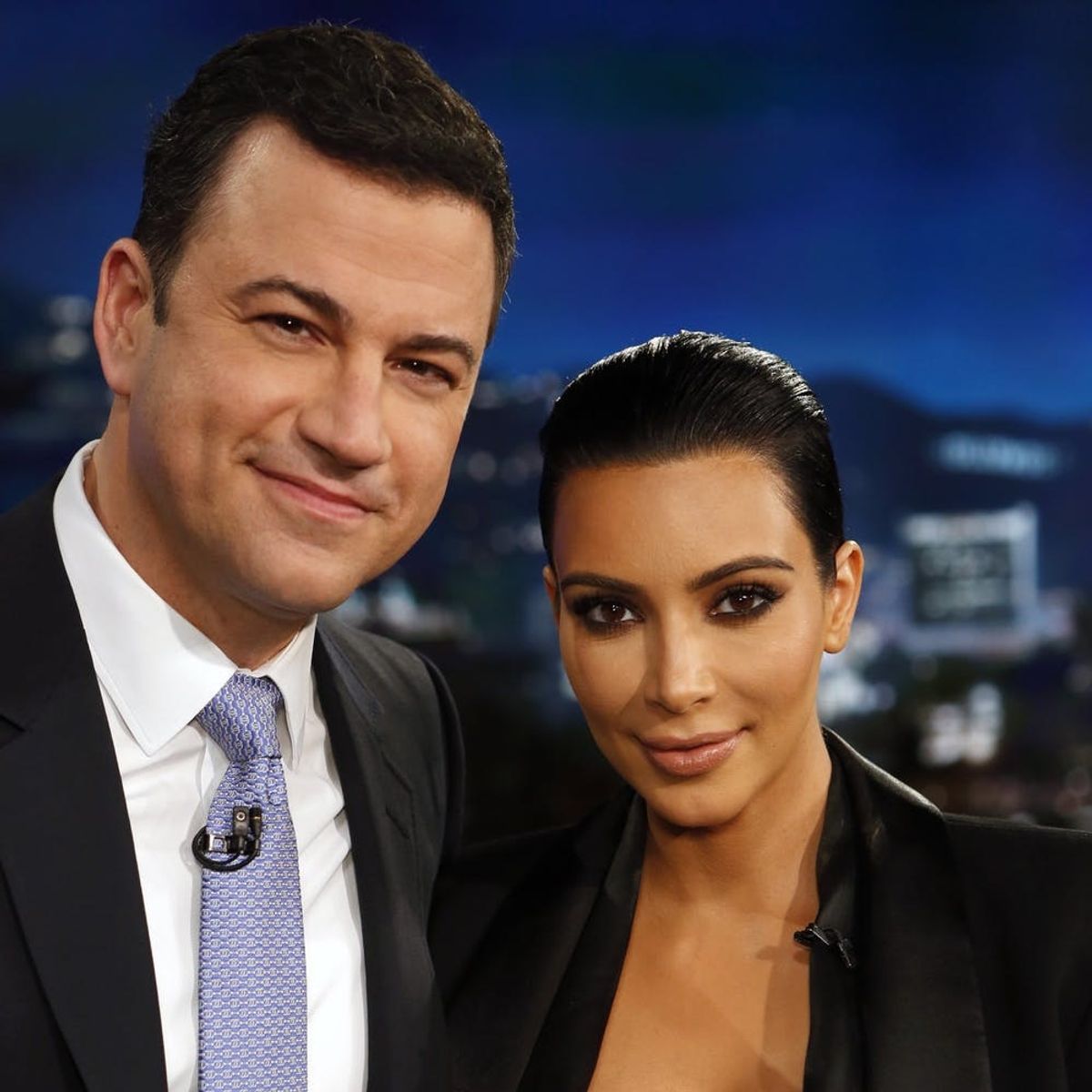 Kim Kardashian Reading Kanye West’s Mean Tweet to Jimmy Kimmel Is Everything