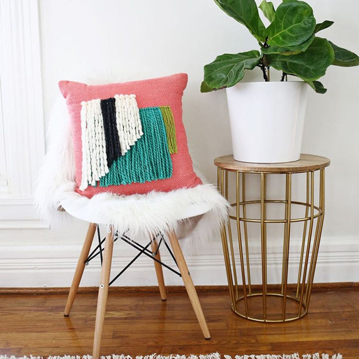 10 Cozy Pillow Upgrades You Can Make With Just a Little Bit of Yarn