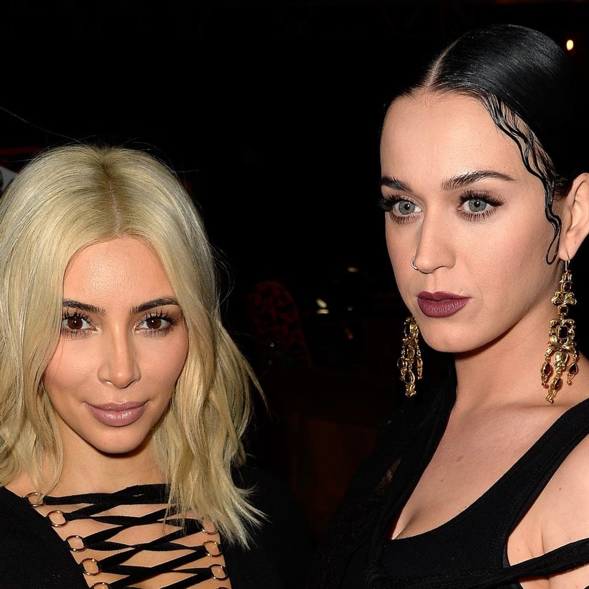 Kim Kardashian West Hung Out With Katy Perry on the Day of Taylor Swift’s Album Release