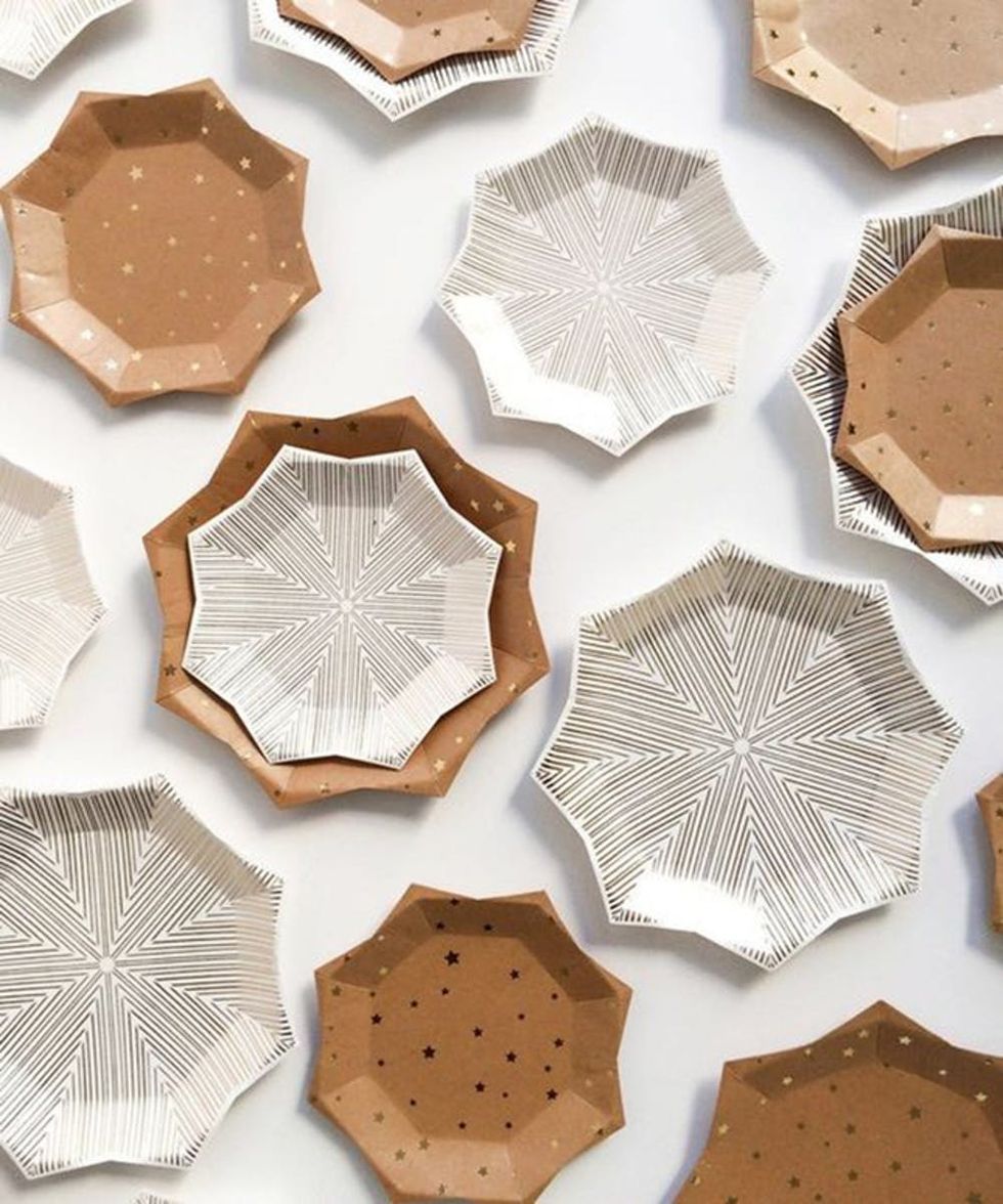 10 Stylish Paper Plates for Thanksgiving Dinner Brit + Co