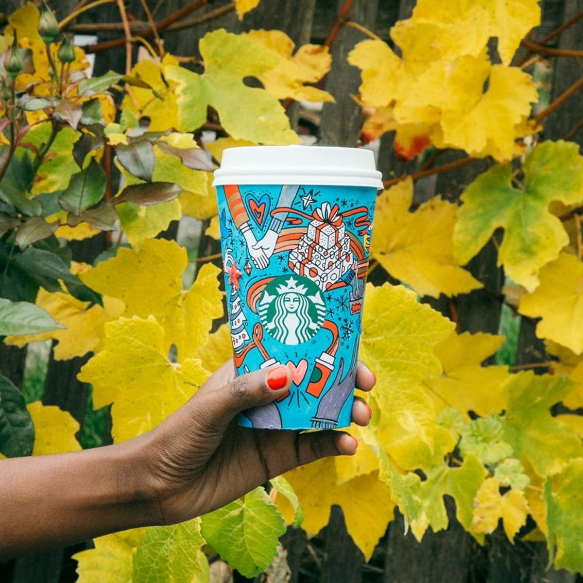 The Starbucks Holiday Cup Is Officially Here and It’s Customizable