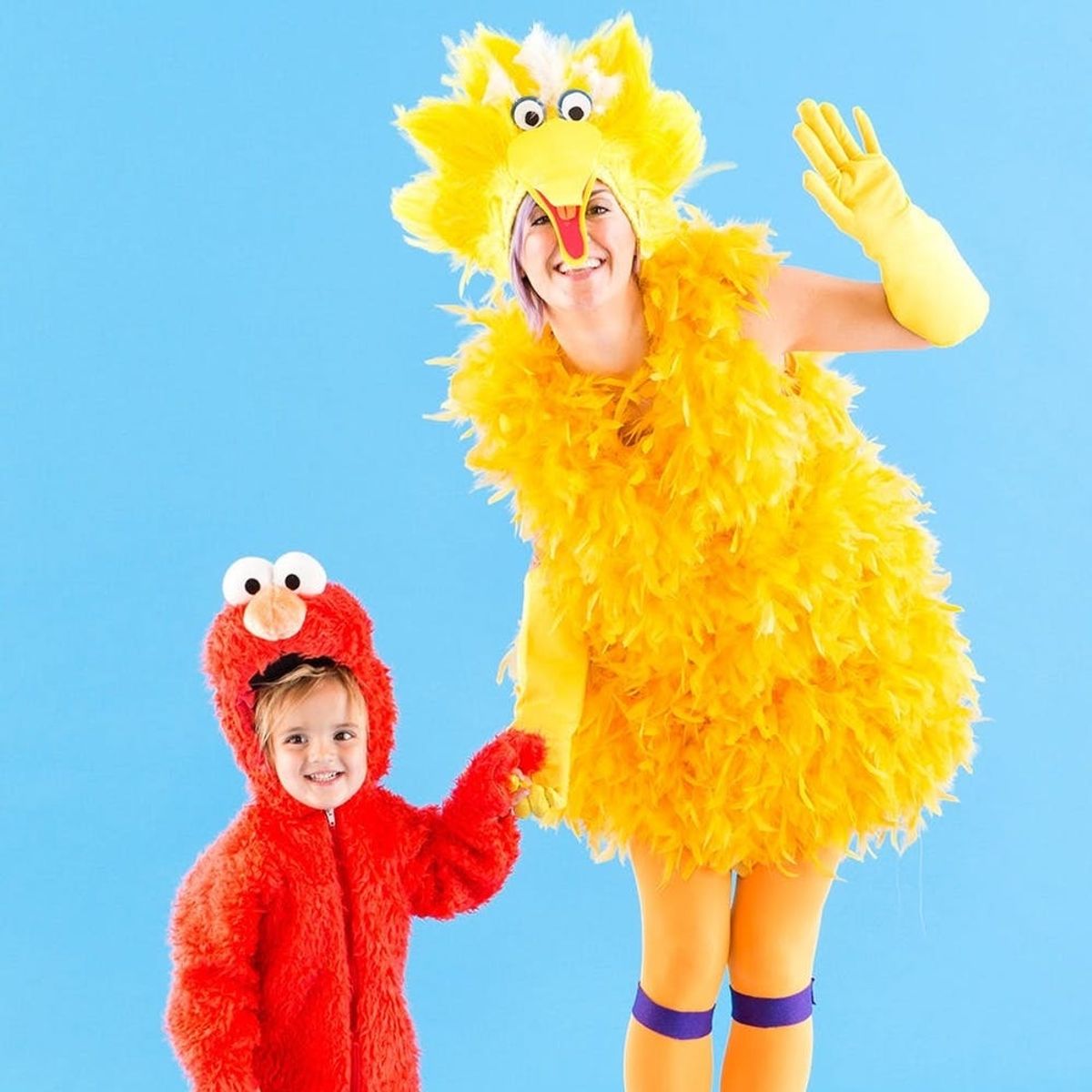 Head to Sesame Street in This Mommy and Me Halloween Costume