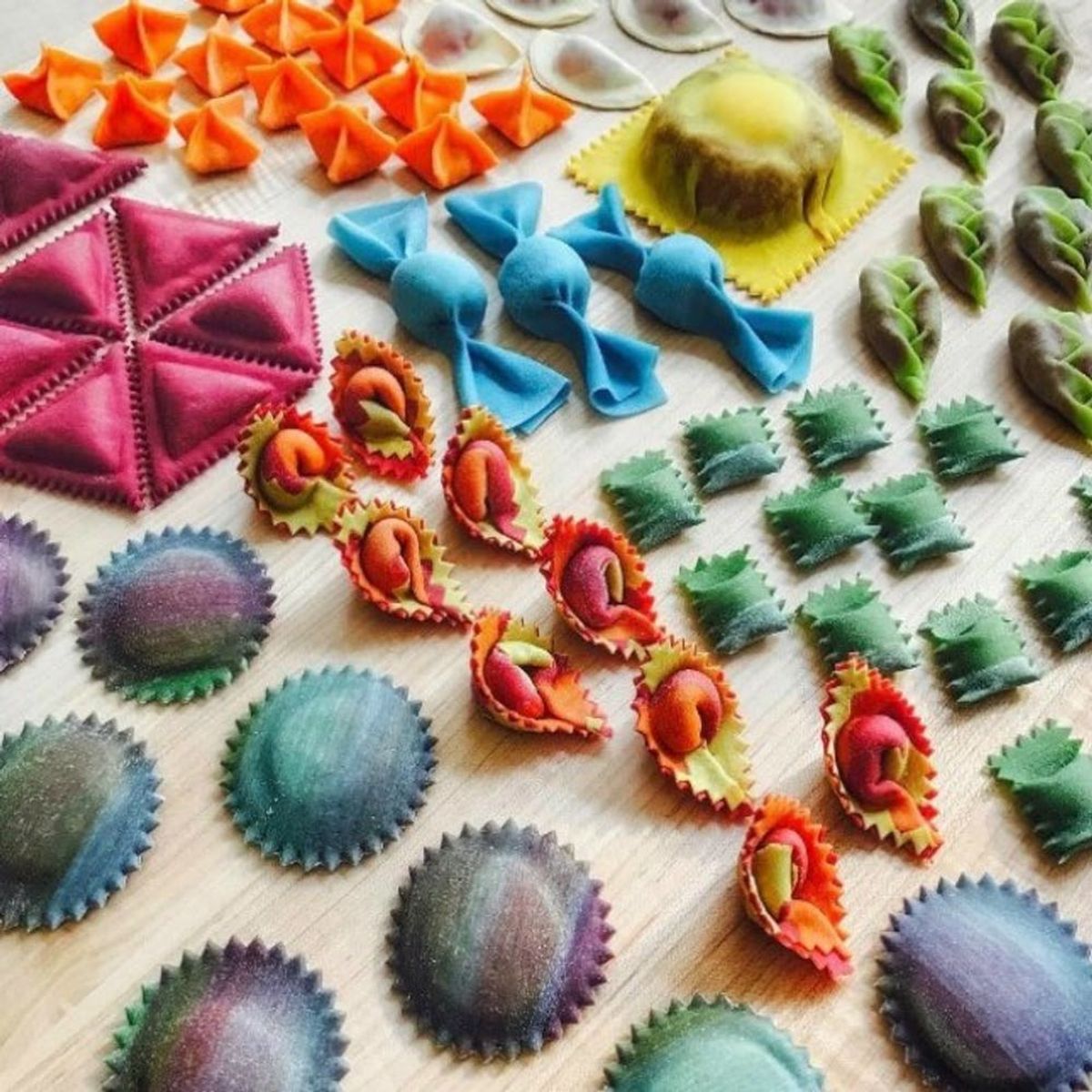This Rainbow Pasta Instagram Feed Will Brighten Your Day