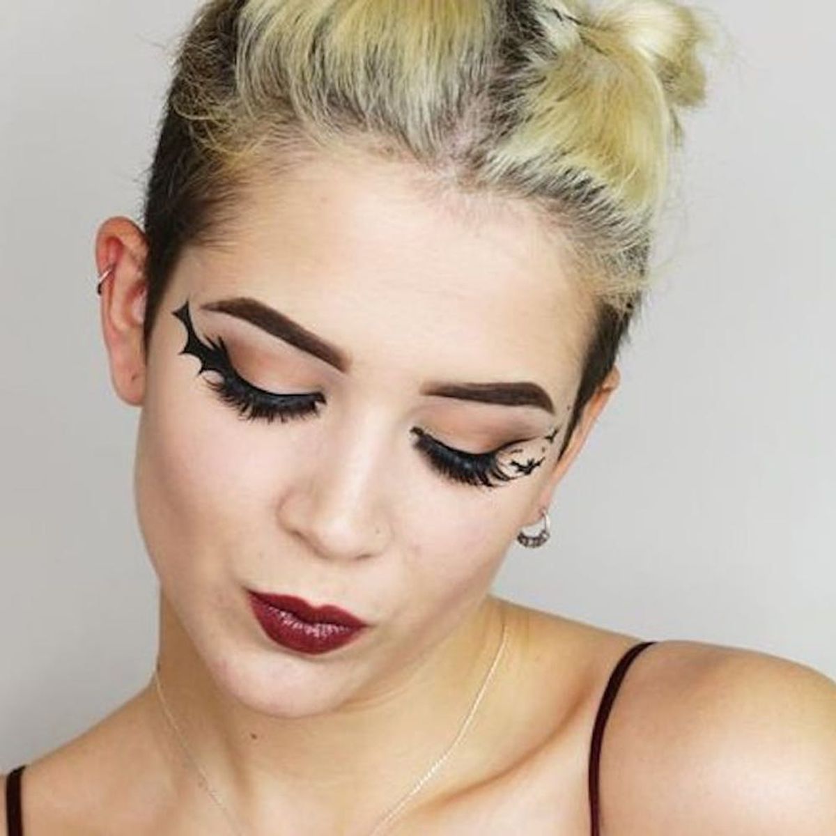 Elevate Your Halloween Costume With Bat Wing Eyeliner