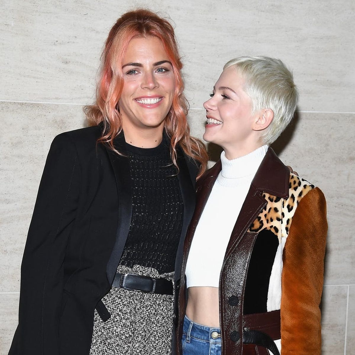Michelle Williams Lets BFF Busy Philipps Drunk Dye Her Hair