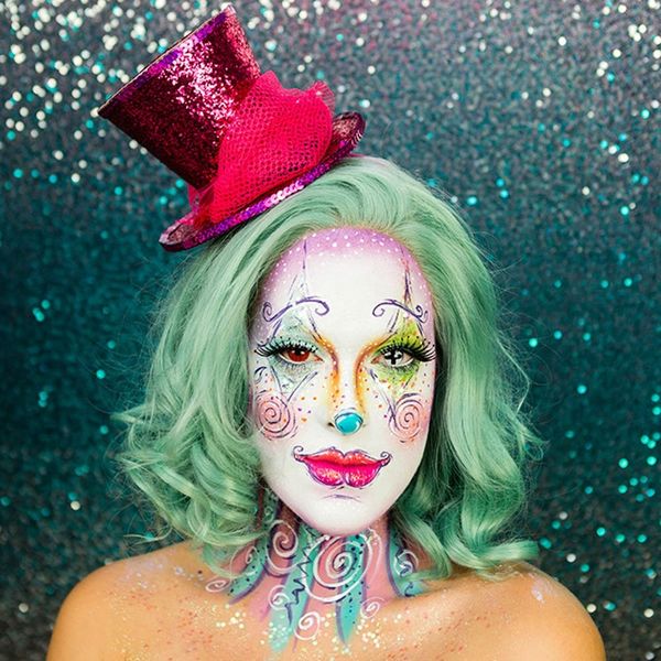 The Only Clown Costume Makeup Tutorial You Need This Halloween - Brit + Co
