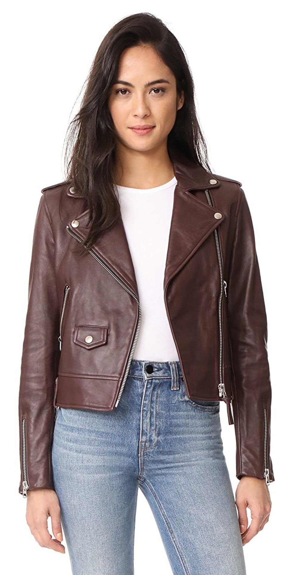 All the Details on Meghan Markle’s Wine-Colored Leather Jacket - Brit + Co