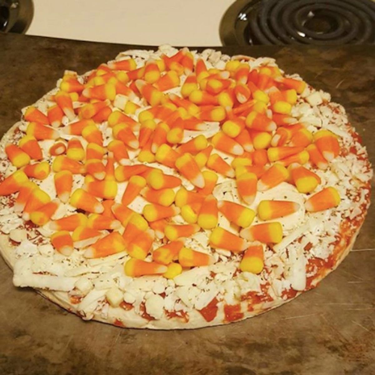 Candy Corn Pizza Has the Internet Completely Divided