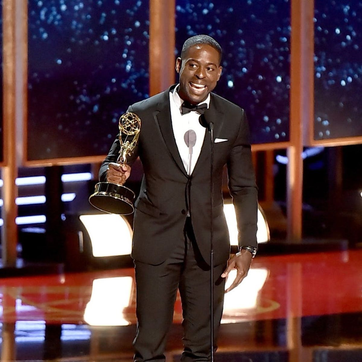 Sterling K. Brown Got Played Off at the 2017 Emmys But Here’s the Rest of His Speech
