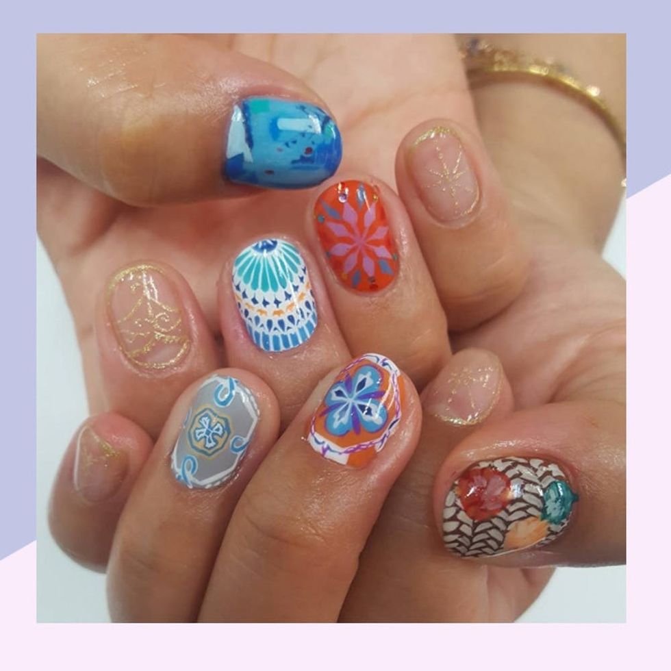 Moroccan-Inspired Nails Are Taking Over Instagram Right Now - Brit + Co