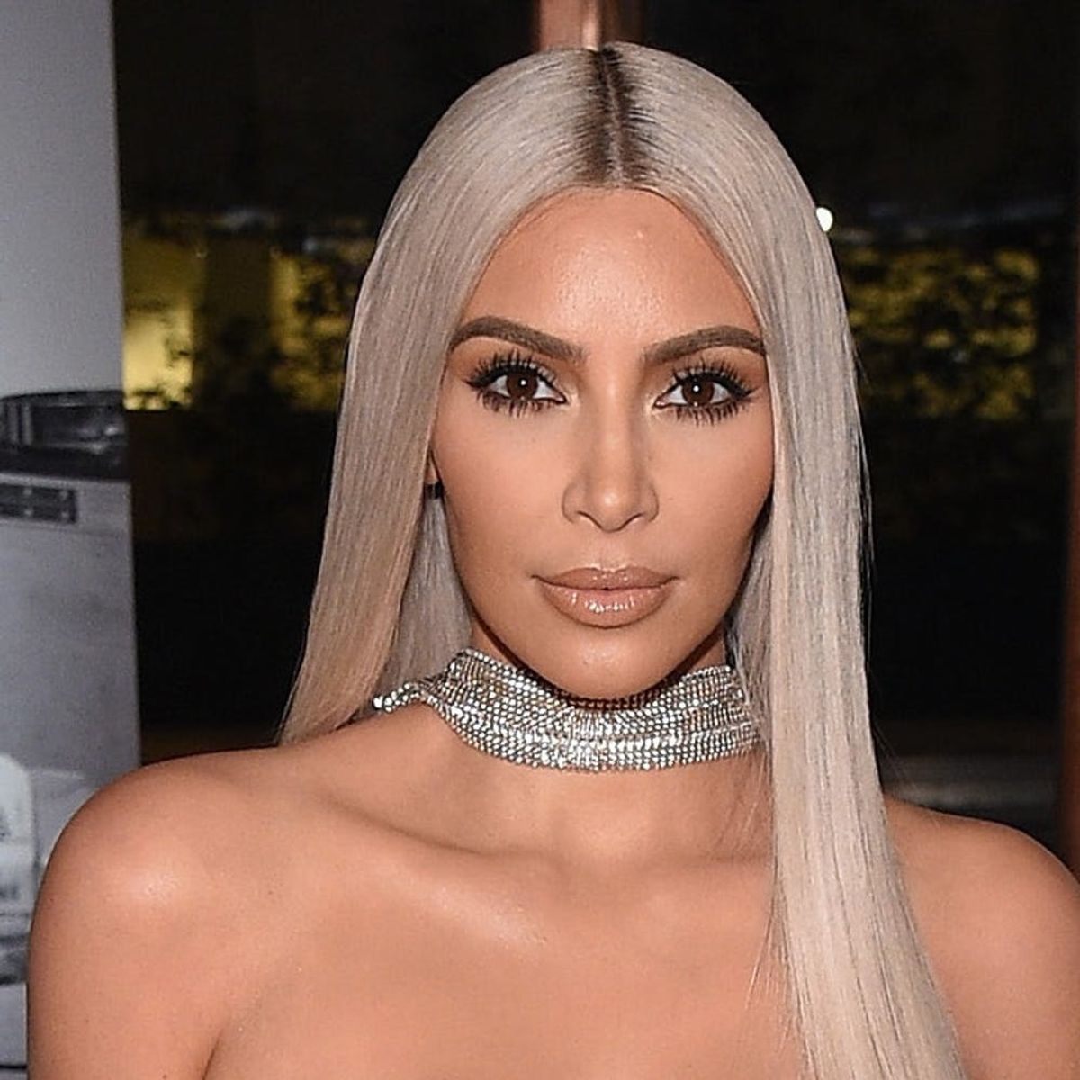 Kim Kardashian West Wore Completely See-Through Pants to NYFW