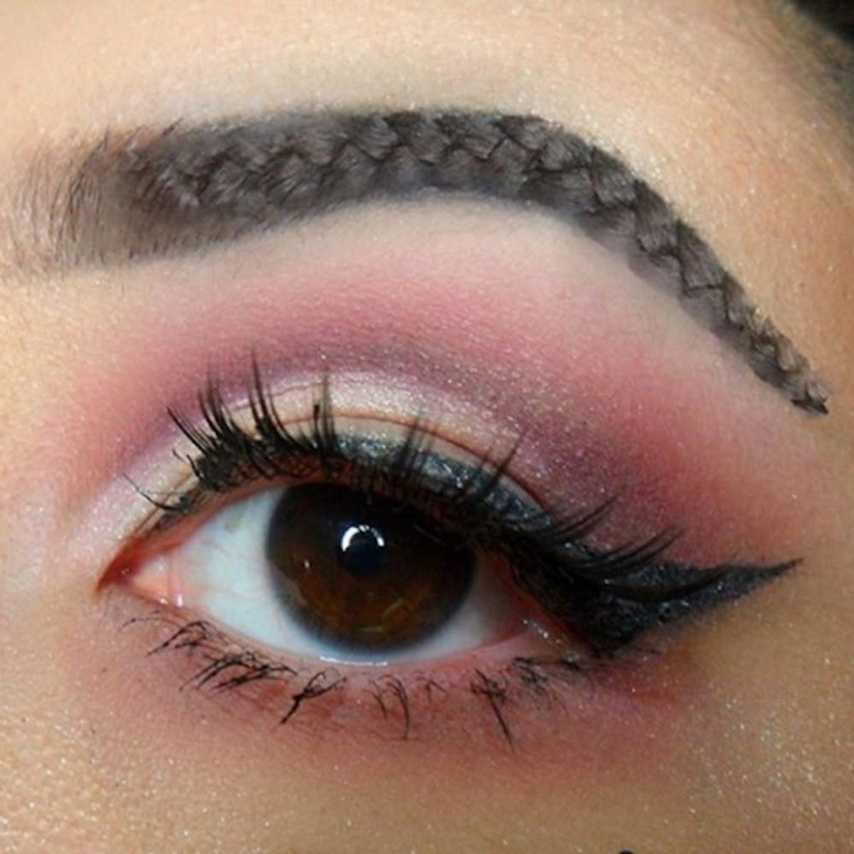 Braided Brows Are the New Squiggle Brows