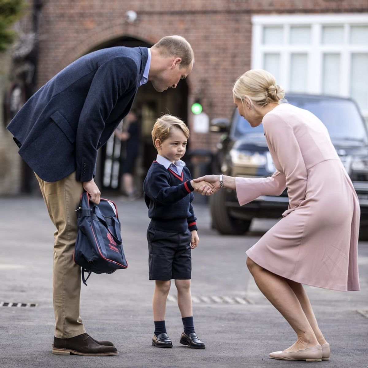 Prince George Arriving for His First Day of School Is the Cutest Thing You’ll See Today