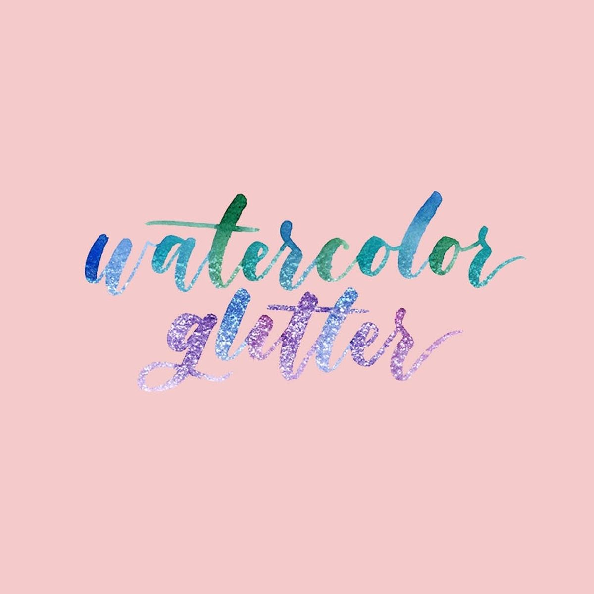 How to Create a Watercolor Glitter Effect in Photoshop