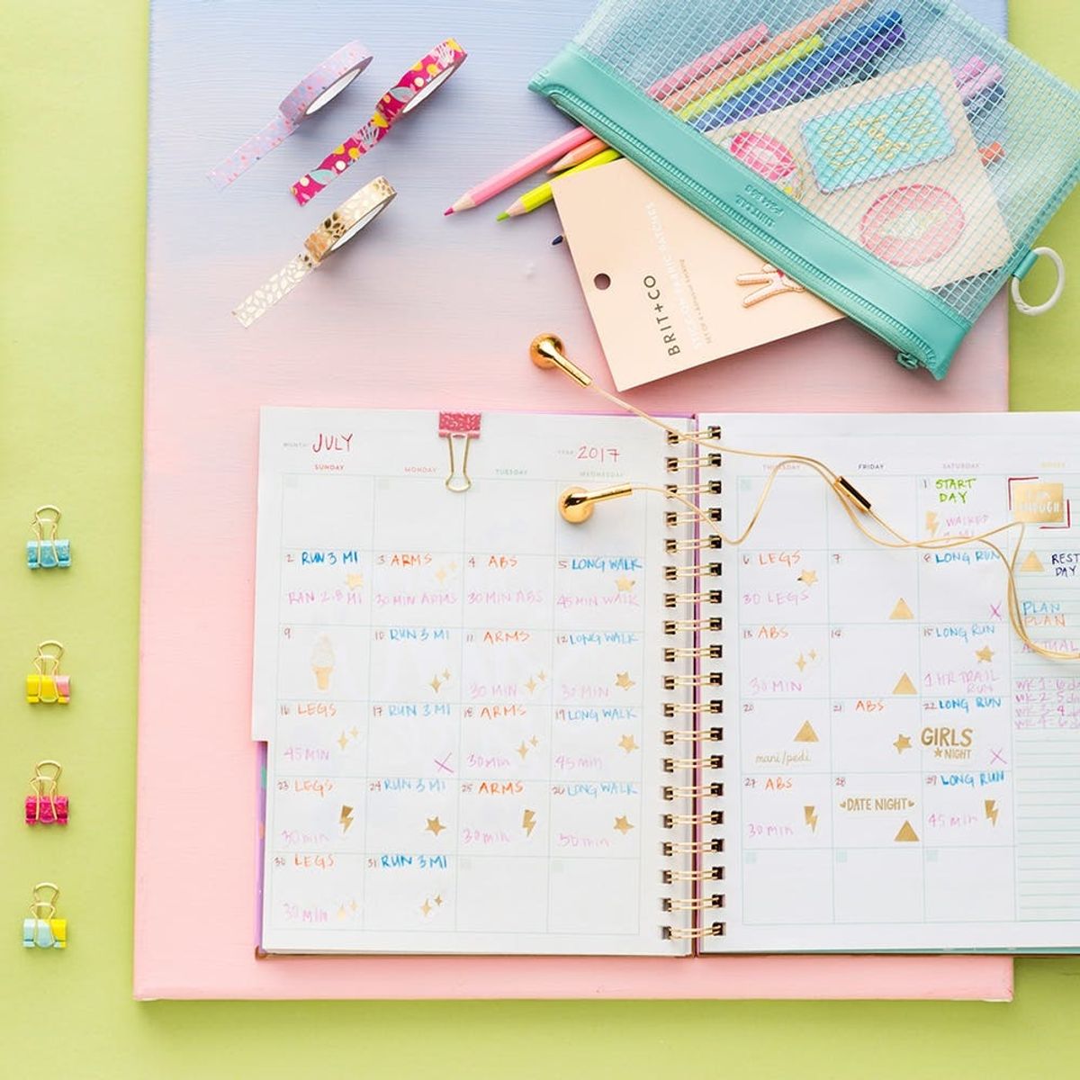7 Ways to Form a Habit with Our Brit + Co Planner