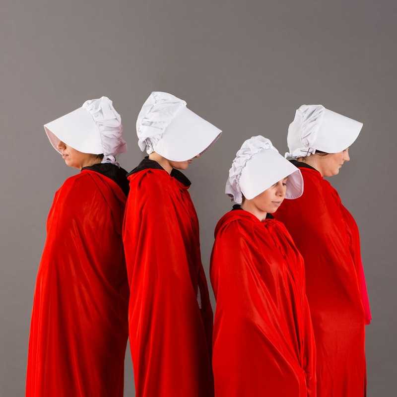 open lace back dress Amazon.com: Handmaid Offred Cosplay Costume Outfit,Women Red Hooded Cape  Cloak with White Bonnet for Halloween Party (X-Small) : Clothing, Shoes &  Jewelry