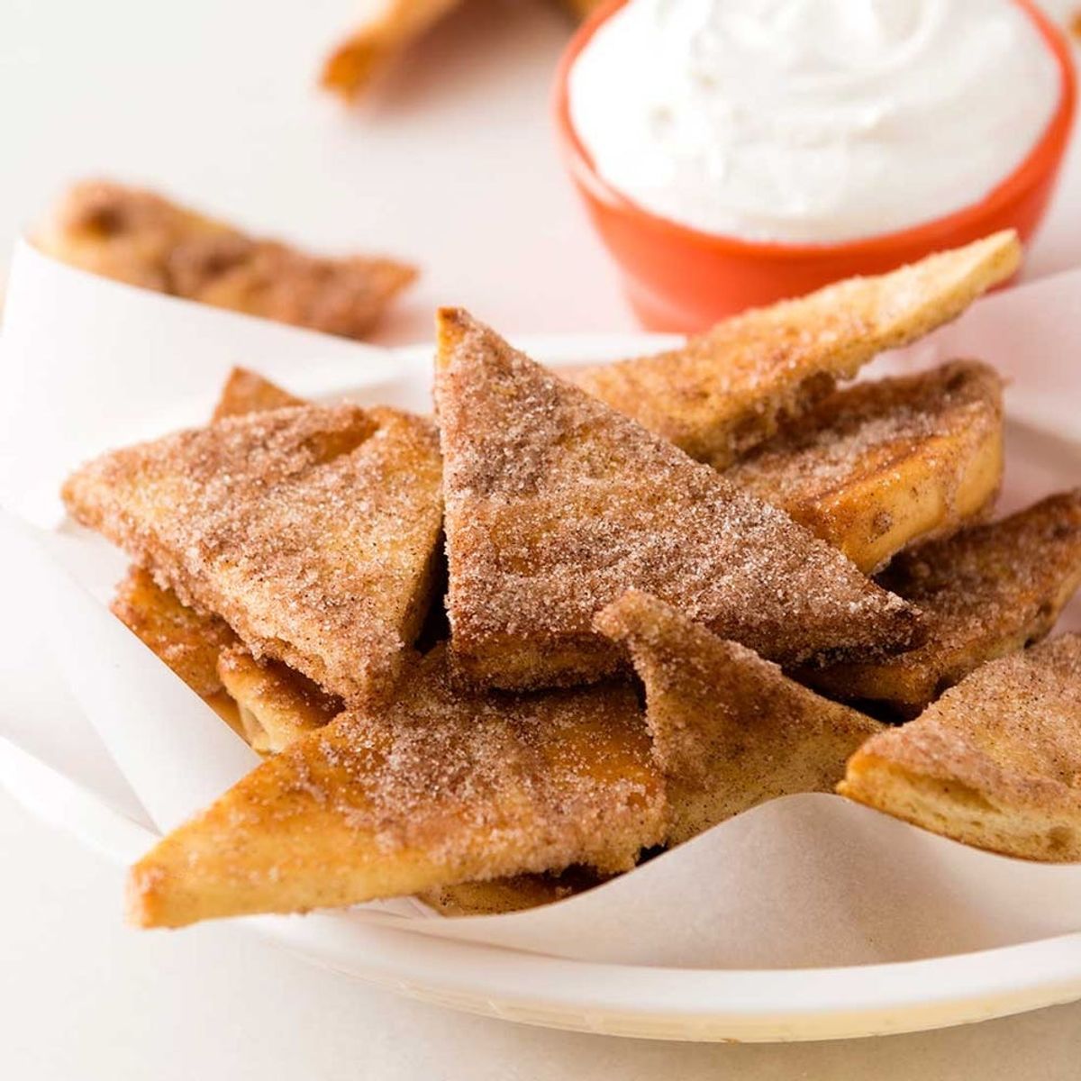 Make Your Dessert Dreams Come True With This Baked Churro Chips Recipe