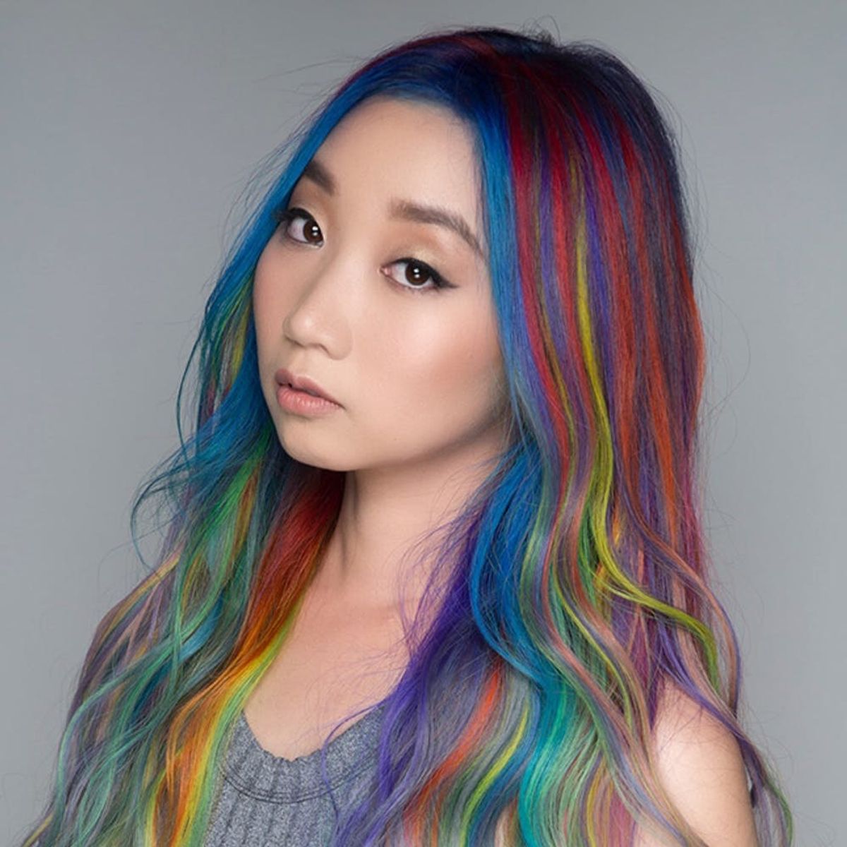 You Have to See What 34 Hair Colors Look Like on One Person