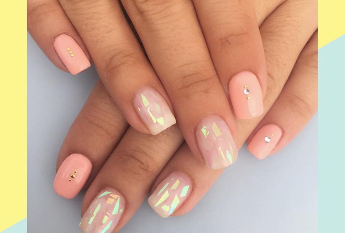 Elegant Nude Nail Designs for Summer Brides