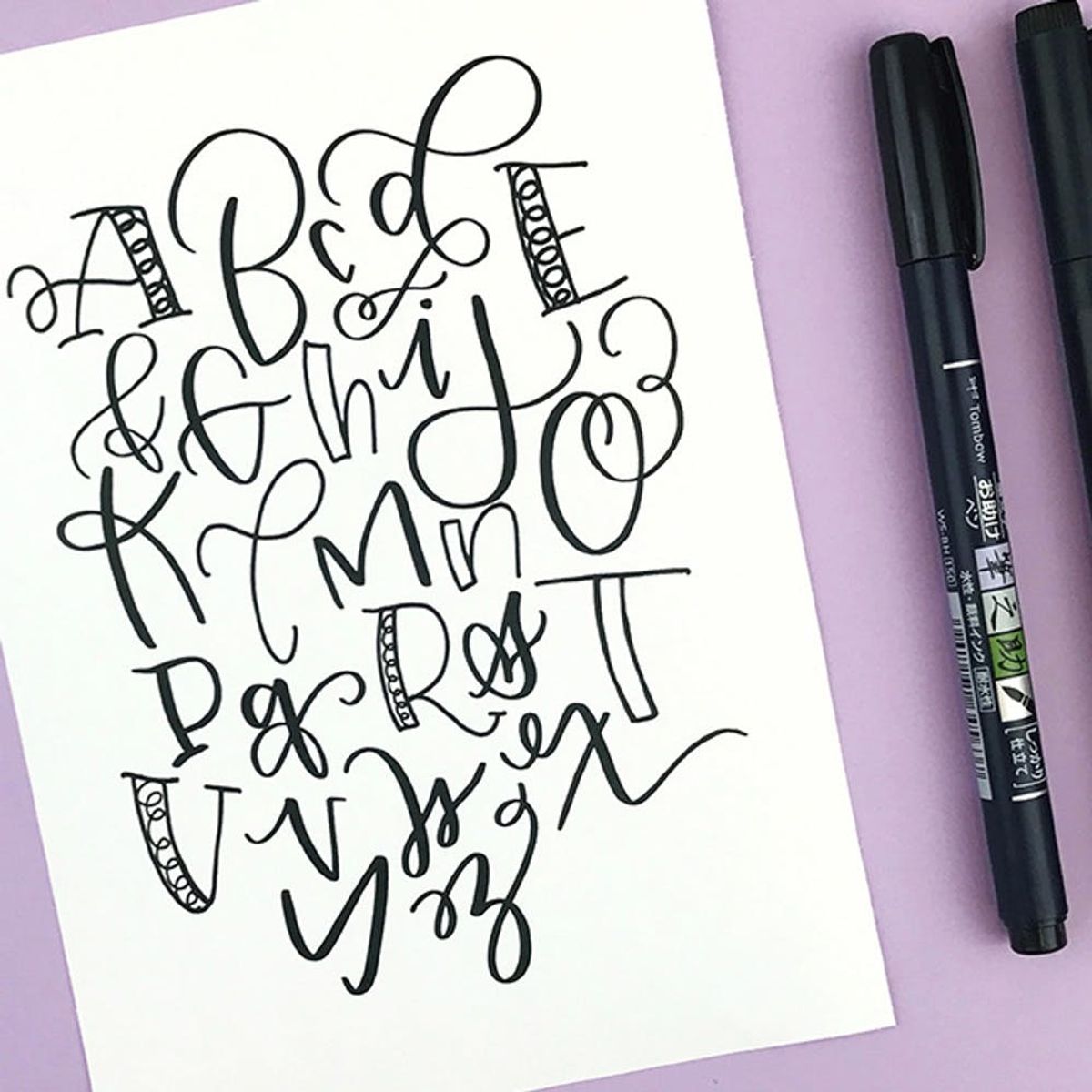 Craft Your Own Brush Lettering Style With Brittany Luiz of Tombow