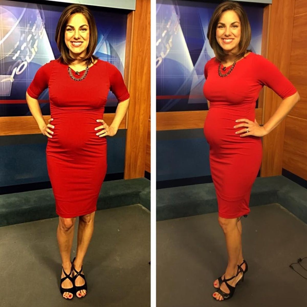A Pregnant News Anchor Clapped Back at Body Shamers in the Best Way