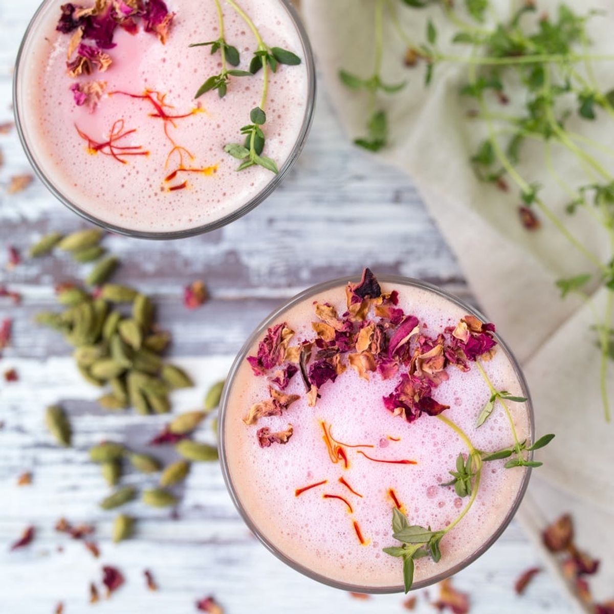 Get Your Caffeine Hit With Our Spiced Rose Latte Recipe