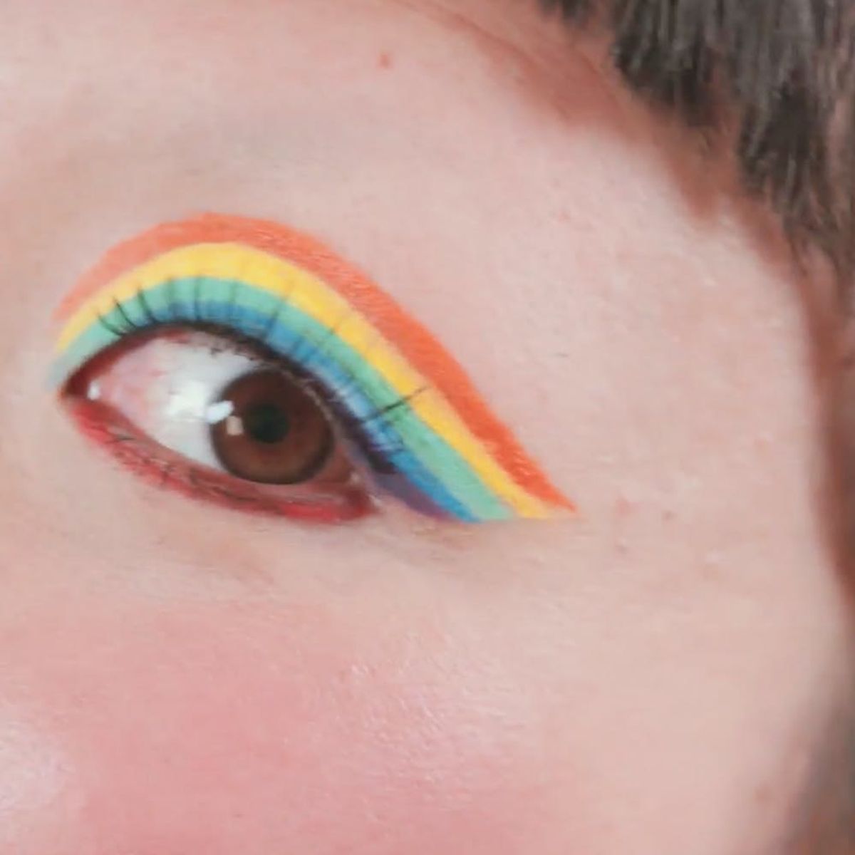 Rainbow Cat Eyeliner Is the Next-Level Beauty Trend You’ll Want to Try, Stat