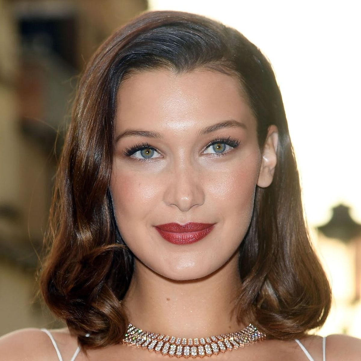 Bella Hadid Just Channeled a Modern Day Marilyn Monroe on the Red Carpet in Venice