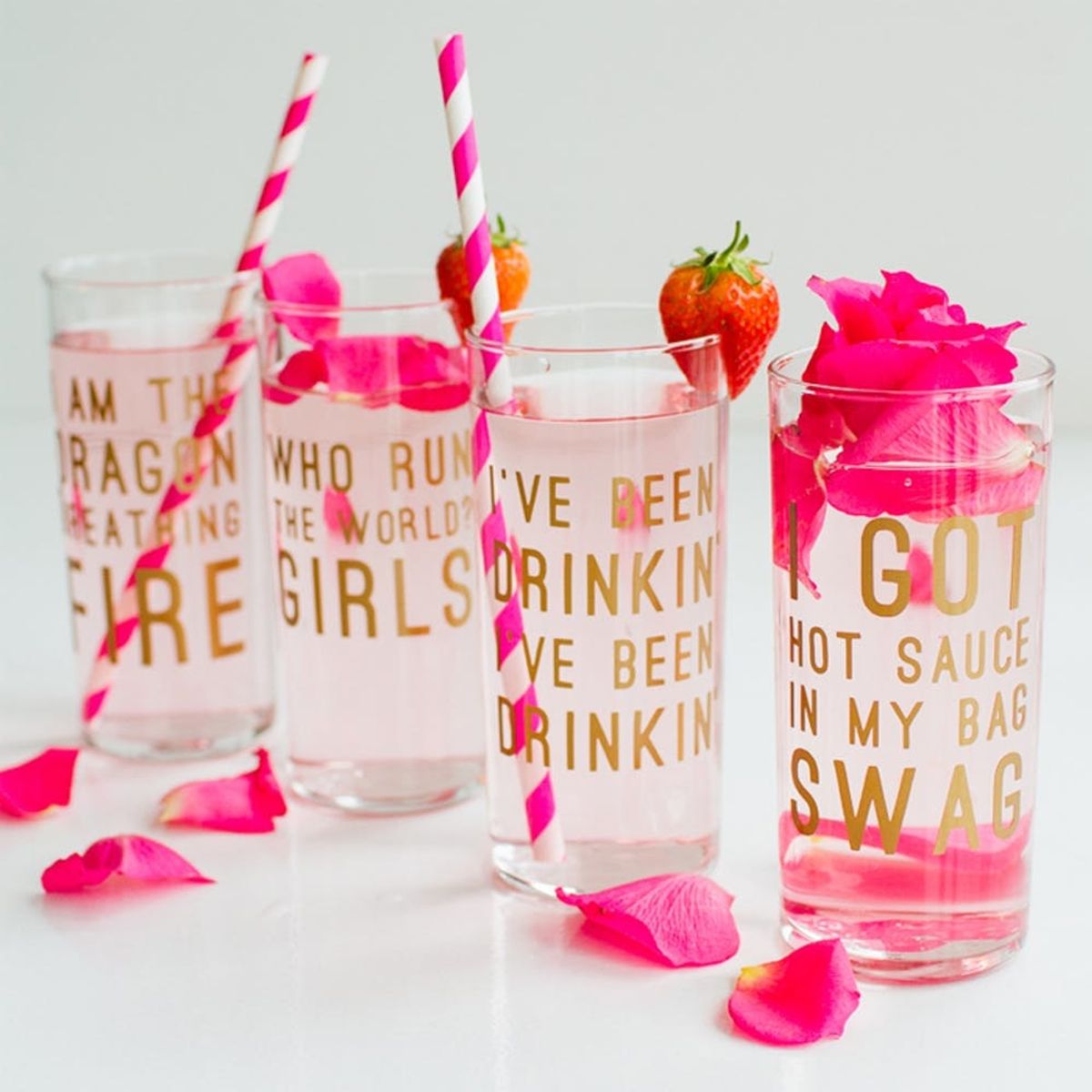 DIY These Flawless Beyoncé Lyric Glasses for Your Bestie’s Bachelorette Party