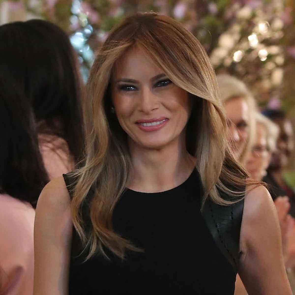 Melania Trump Wore a $2400 LBD to a White House Dinner