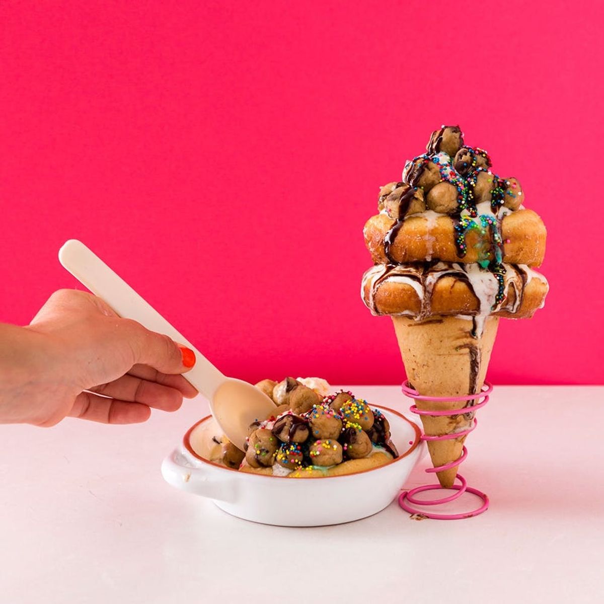 This Cookie Dough Donut Sundae Will Satisfy Everyone’s Sweet Tooth
