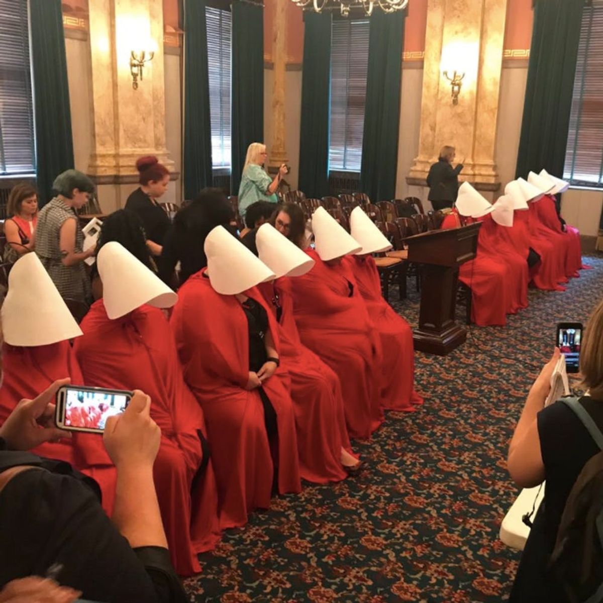 The Women Behind the Pro-Choice Handmaid Protests