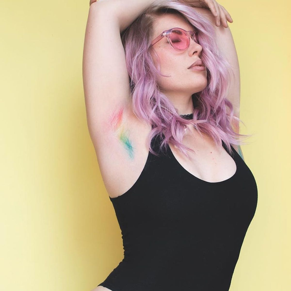 This Hairstylist Dyed Her BFF’s Armpits Rainbow to Celebrate Pride
