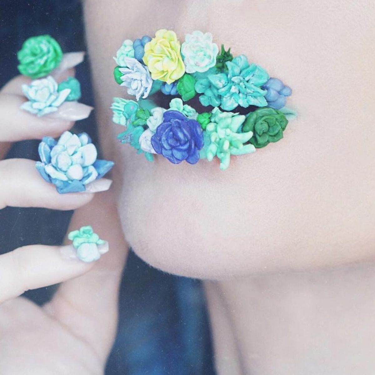 You Have to See This Succulent Lip Art Trend