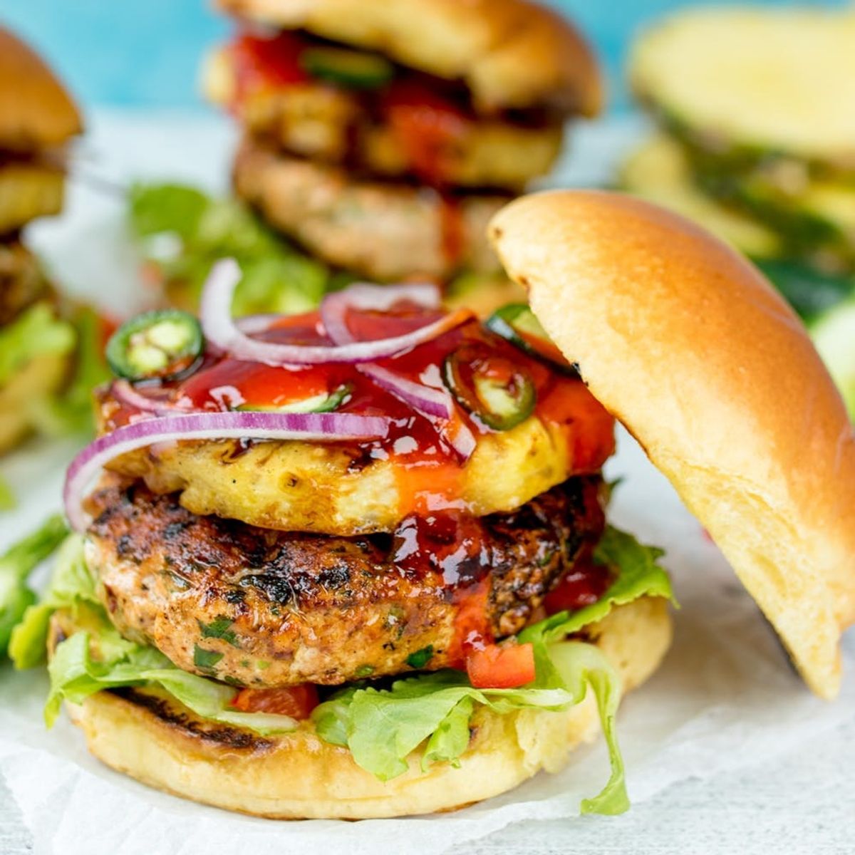 Up Your BBQ Game With Our Hawaiian Salmon Burger + Grilled Pineapple Recipe