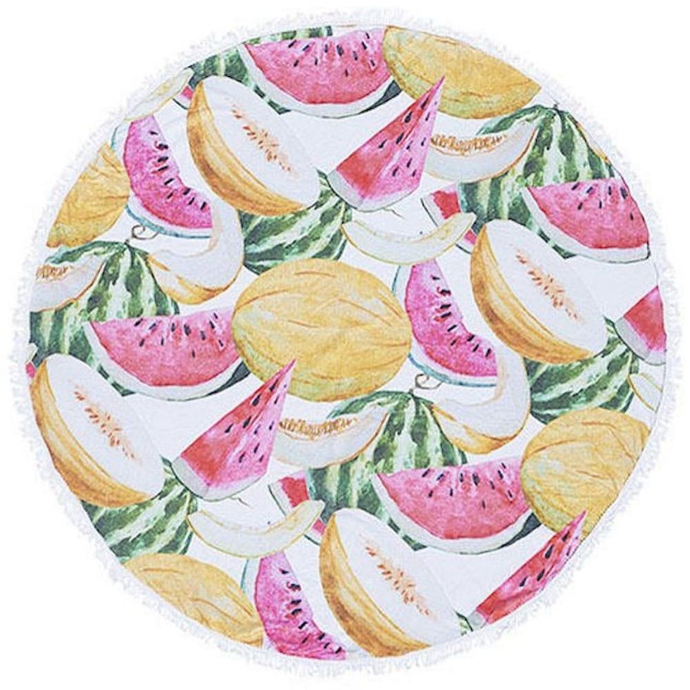 12 Trendy Round Beach Blankets to Summer Brit + Co